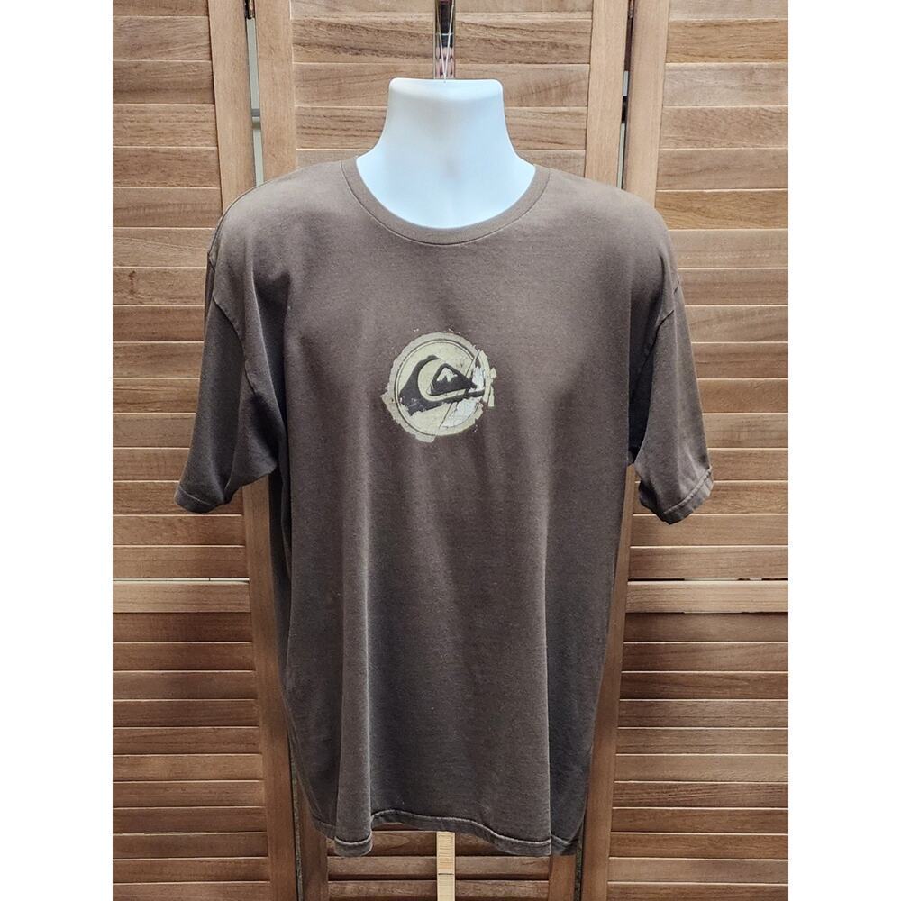 Y2K Quiksilver T-Shirt 2-Sided Men’s Large Surf Skate Vintage Grunge Graphic Tee